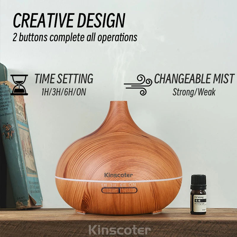 SummitMist 500ml Houten Aroma Diffuser